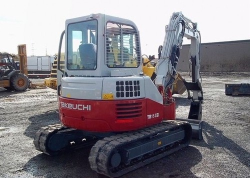 Product picture Takeuchi TB153FR Compact Excavator Service Repair Factory Manual INSTANT DOWNLOAD 