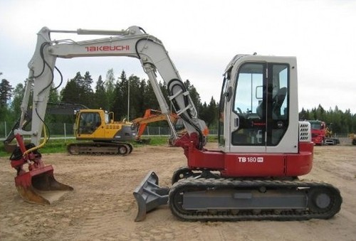 Product picture Takeuchi TB180FR Hydraulic Excavator Service Repair Factory Manual INSTANT DOWNLOAD 