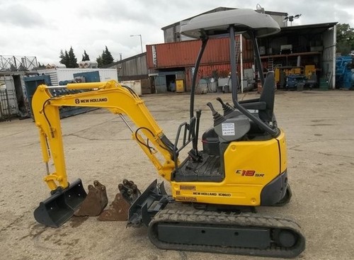 Product picture New Holland E18SR Mini Crawler Excavator Service Parts Catalogue Manual INSTANT DOWNLOAD 