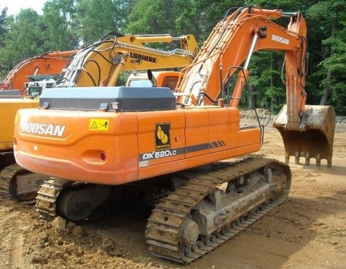 Product picture Daewoo Doosan DX480LC DX520LC Excavator Service Repair Shop Manual INSTANT DOWNLOAD 