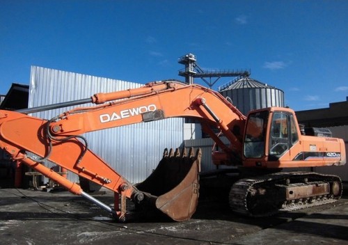 Product picture Daewoo Doosan Solar 420LC-V Excavator Operation and Maintenance Manual INSTANT DOWNLOAD 
