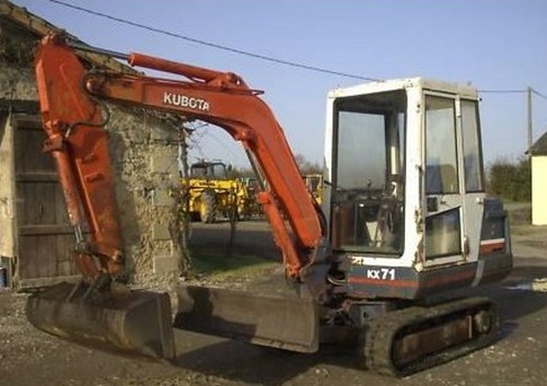 Product picture Kubota KX71 Excavator Illustrated Master Parts Manual INSTANT DOWNLOAD 