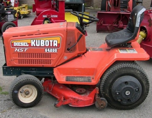 Product picture Kubota G3200 G4200 G4200H G5200H G6200H Lawn Garden Tractor Operator Manual INSTANT DOWNLOAD 