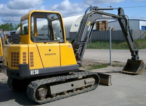 Product picture Volvo EC50 Compact Excavator Service Parts Catalogue Manual INSTANT DOWNLOAD  SN: 10151 and up