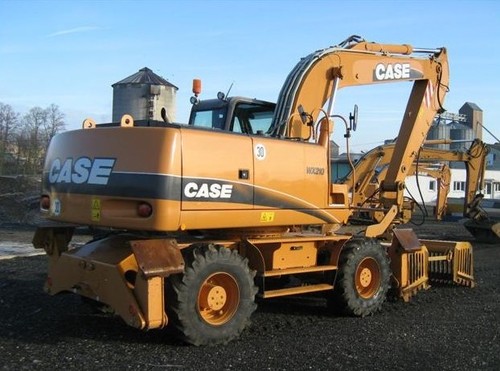 Product picture CASE WX210 WX240 Wheel Excavator Service Repair Manual INSTANT DOWNLOAD 