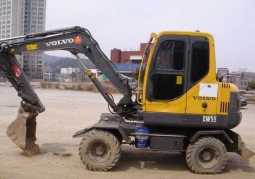 Product picture Volvo EW55 Compact Excavator Service Parts Catalogue Manual INSTANT DOWNLOAD  SN: 5001 and up