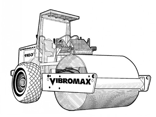 Product picture JCB VIBROMAX 1103 Single Drum Roller Service Repair Manual INSTANT DOWNLOAD 