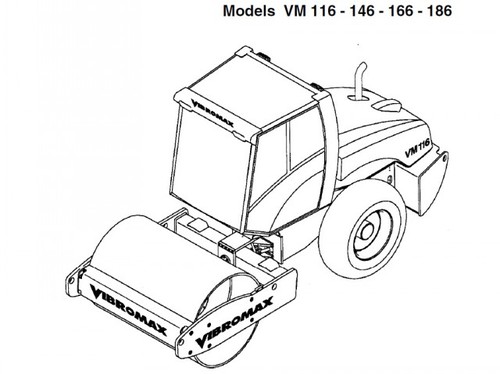 Product picture JCB VIBROMAX VM116 VM146 VM166 VM186 Single Drum Roller Service Repair Manual INSTANT DOWNLOAD 