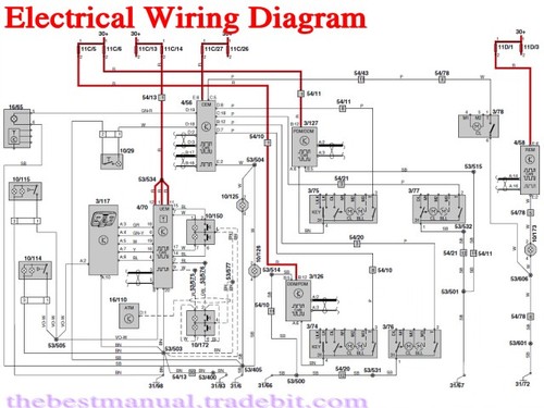 Product picture Volvo C30 S40 V50 C70 2012 Electrical Wiring Diagram Manual INSTANT DOWNLOAD 